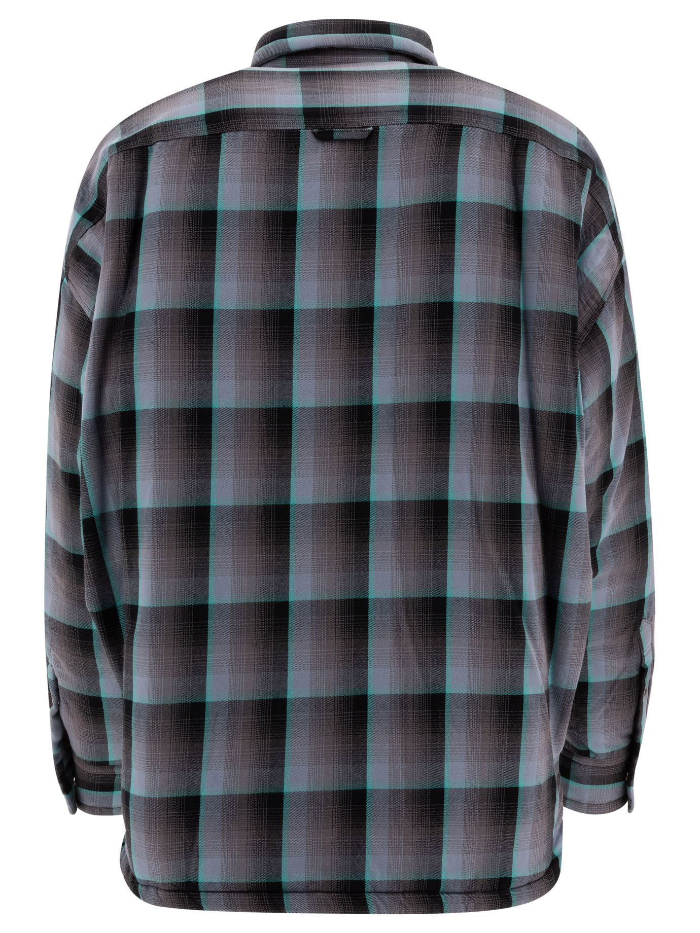 MAISON MIHARA YASUHIRO Grey Padded check overshirt